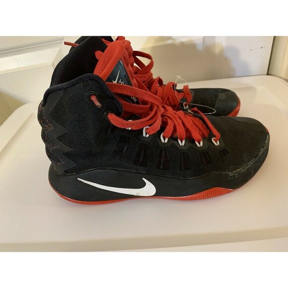 Nike Men’s Sz 8 Hyperdunk 2016‎ SE Shoes 844362 016 Black Red - Picture 4 of 8